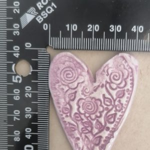 Small Patterned Heart