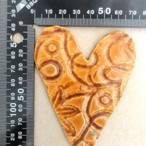 Large Patterned Heart