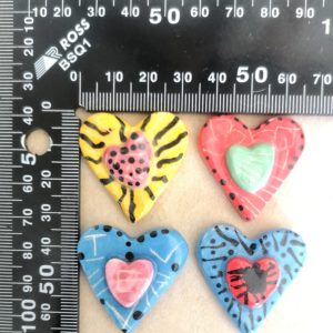 Painted Double Heart